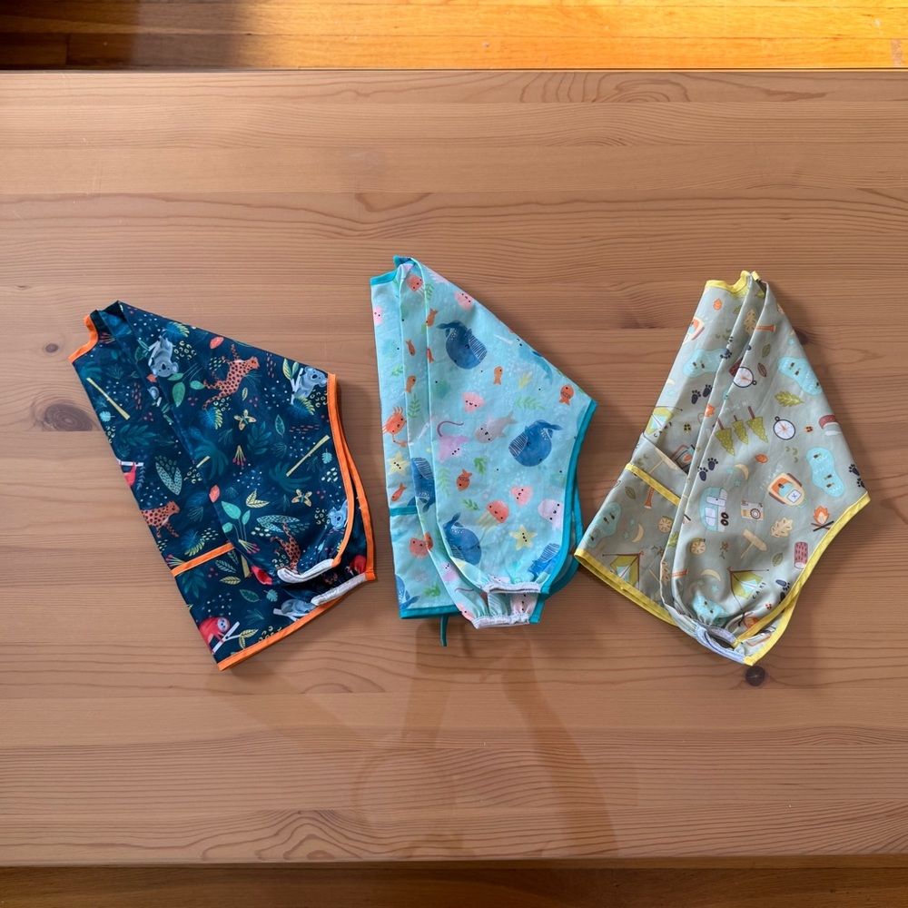 Bumkins Sleeved Bib Bundle